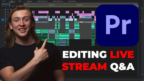 🔴 Editing a Sermon Bumper - Live Stream Q&A