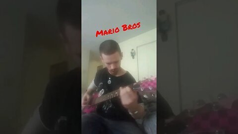 Mario Brothers Theme😋 #funny #themesong #mariobrothers #comedy #musical #guitarplayer #playingguitar