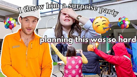 SURPRISE BIRTHDAY PARTY🥳 for Scott!!! *he had no idea* vlog