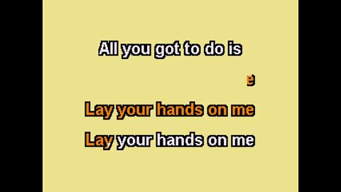 Bon Jovi Lay Your Hands On Me