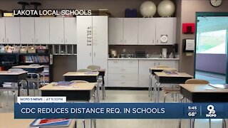 CDC reduces social distancing recommendations in schools