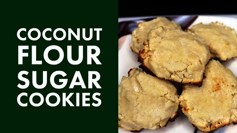 Vegan Sugar Cookies with Coconut Flour