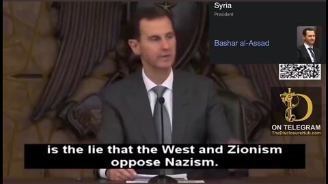 President of Syria drops truth bombs about operation paper clip and Ukraine and more!!