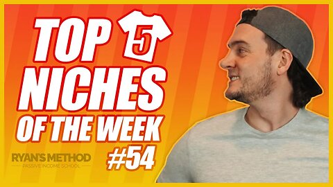 TOP 5 NICHES 🔥 Print on Demand Niche Research #54 — (5/23/2021)