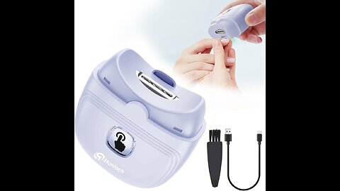 Electric Nail Clipper with LED Light & UBS Rechargeable Personal Product