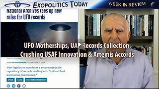 UFO Motherships, UAP Records Collection, Crushing USAF Innovation & Artemis Accords