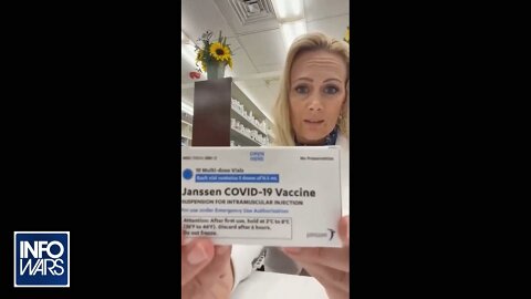 Pharmacist Shows Blank COVID 19 Vaccine Insert1