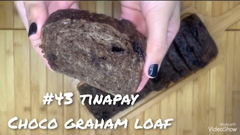 fluffy soft CHOCO GRAHAM LOAF BREAD