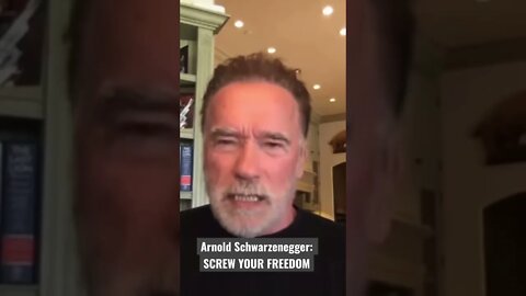 Arnold Schwarzenegger: SCREW YOUR FREEDOM #shorts