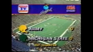 1984-12-22 Cherry Bowl Army Cadets vs Michigan State Spartans