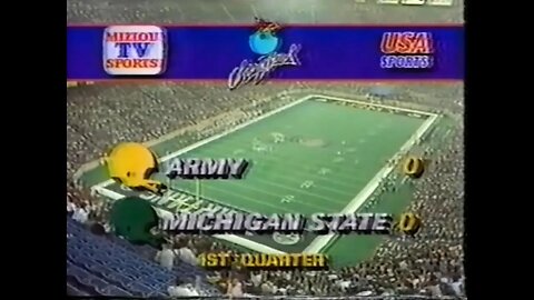 1984-12-22 Cherry Bowl Army Cadets vs Michigan State Spartans