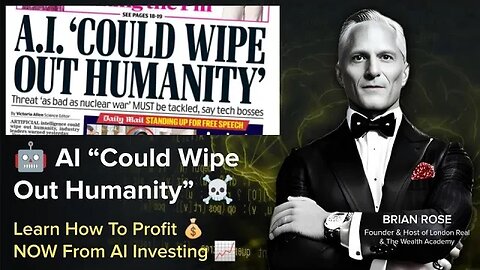 Replay: "A.I. "Could Wipe Out Humanity" - Learn How To Profit NOW From A.I. Investing