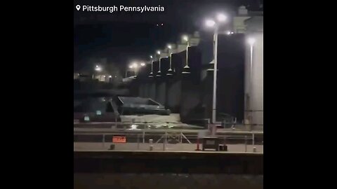 Footage shows approximately 6-7 barges jammed up against the Emsworth Dam, with more expected