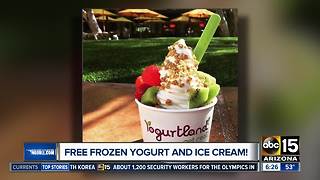 Free frozen yogurt and ice cream with this deal!