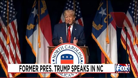 President Trump Speaks at the North Carolina Republican Party's State Convention"
