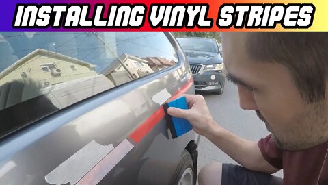 Making and Installing Custom Vinyl Decals On My Honda Civic EF Using the Wet Application Method