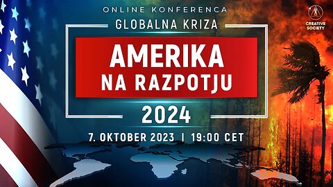 GLOBALNA KRIZA. AMERIKA NA RAZPOTJU 2024 | Nacionalna online konferenca