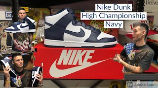 Nike Dunk High Championship Navy Review! Before you buy… #review #reaction #sneakers #subscribe