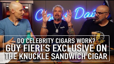 Guy Fieri's Exclusive on The Knuckle Sandwich Cigar: Is it More Brand or Blend?