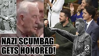 Zelensky and Justin Trudeau honor a NAZI SCUMBAG who may have committed WAR CRIMES! It's DISGUSTING!