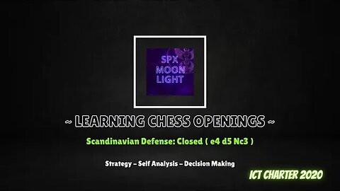 Learning Chess Openings - Scandinavian Defense: Closed