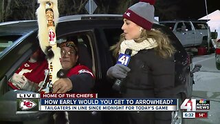 Fans can't wait to get into Arrowhead