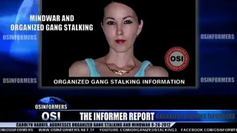 Carolyn Harris Reports on Organized Stalking Domestic Terrorism
