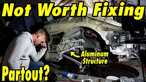 We Might Have to Give Up on The Porsche Gt4 Rebuild after finding Hidden damage in Aluminum Frame.