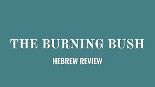 The Burning Bush- Hebrew Review