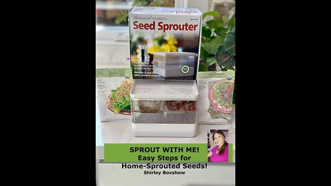 GROW SPROUTS With Me with Seed Sprouting Kit! 🌱Shirley Bovshow