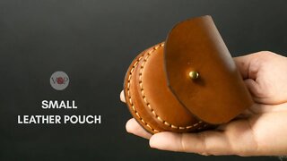 Making a Small Leather Pouch (Link to Pattern in Descpription)