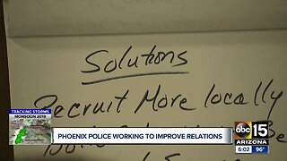 Phoenix police working to improve relations
