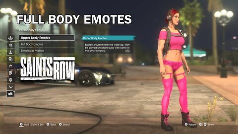 Witch one is your favorite? Body Emotes Saints Row