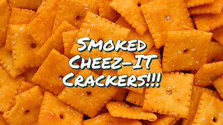 Cheez-IT Crackers Smoked...Smoked on a Franklin BBQ Pit...Offset Smoker
