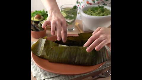 Pescado Empapelado a la Mexicana