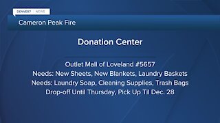 Larimer County Donation Center open to help fire victims