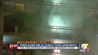 Smoking in bed blamed for West End high-rise fire