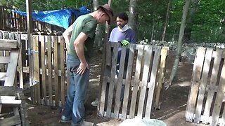 Building A Goat Fence Out Of Pallets