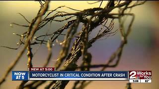 Motorcycle crashes on HWY 169