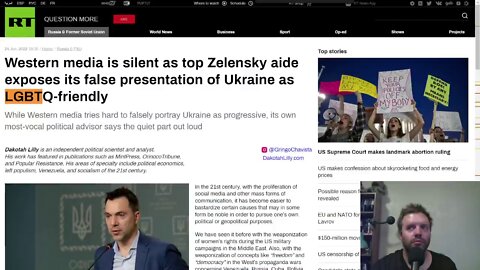 Zelensky aide exposes false presentation of Ukraine as LGBTQ-friendly