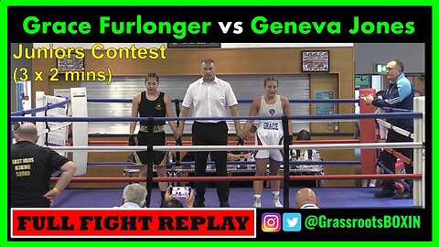 Grace Furlonger vs Geneva Jones - Juniors Contest - Guildford Amateur Boxing Tournament (10/09/23)