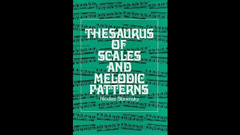 What Is Slonimsky's Thesaurus of Scales & Melodic Patterns?
