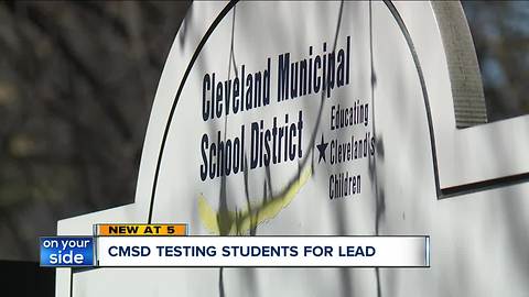 Cleveland Metropolitan School District to test students for lead poisoning