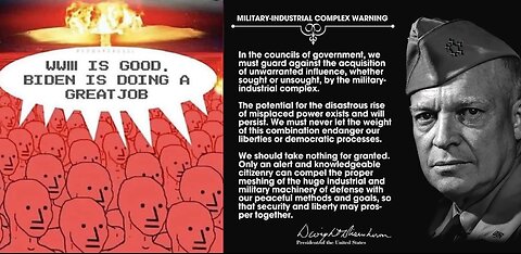 Eisenhower’s Warning Remains Unheard By Our Media & Politicians