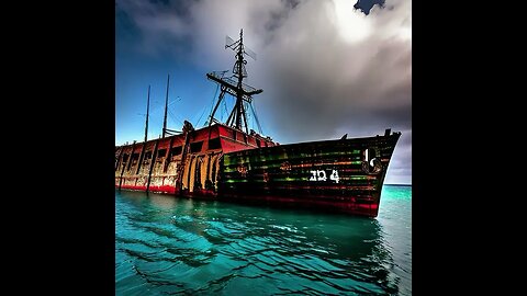 World war 2 shipwreck by wonder ai #worldwar2 #shipwreck #wonderapp