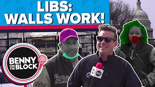 Libs Try To Answer Why Walls Work In DC But Not The Border?[Benny On The Block Episode 43]