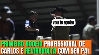 Carlos PARTICIPA de seu primeiro RODEIO