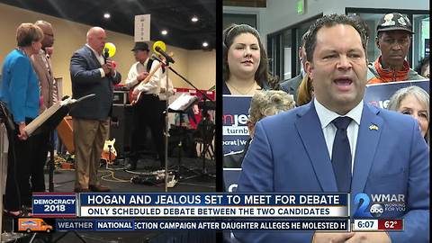 Governor Hogan and Ben Jealous to face off in televised debate