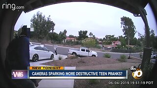 Cameras sparking more destructive teen pranks?