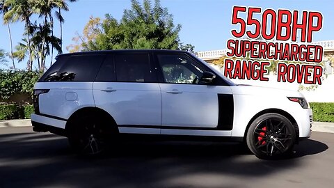 Here in my garage, 550bhp Supercharged Range Rover HSE!